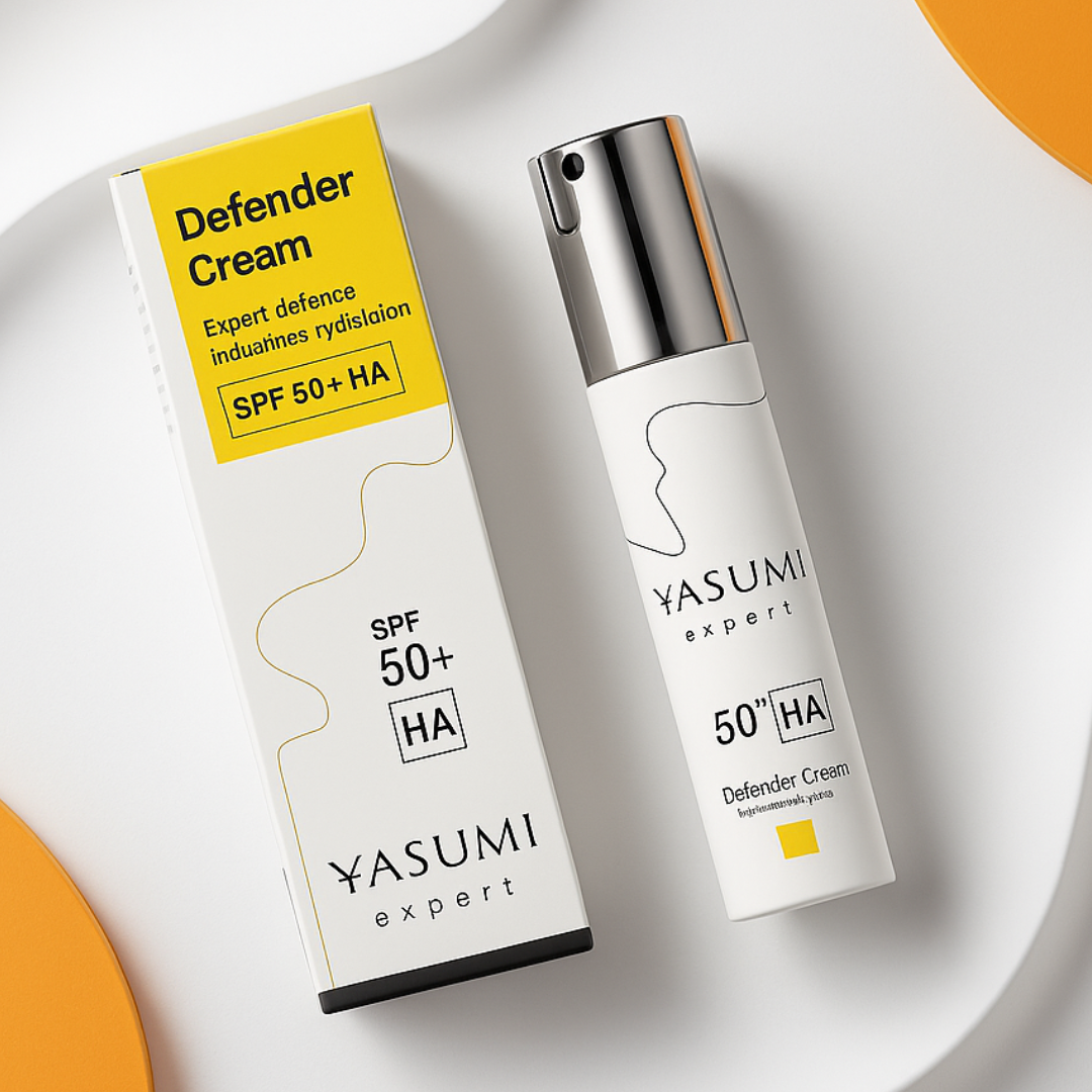 Αντηλιακό Προσώπου 50ml - Defender Cream SPF 50 UVA+UVB +Υαλουρονικό Οξύ