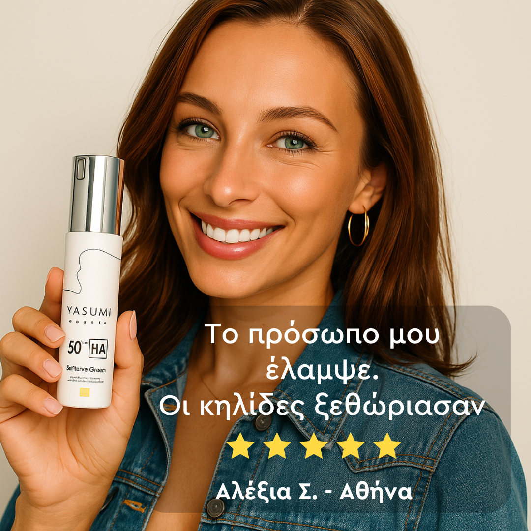 Αντηλιακό Προσώπου 50ml - Defender Cream SPF 50 UVA+UVB +Υαλουρονικό Οξύ