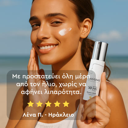 Αντηλιακό Προσώπου 50ml - Defender Cream SPF 50 UVA+UVB +Υαλουρονικό Οξύ